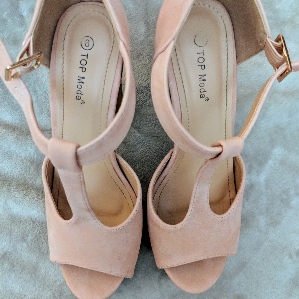 Pink Platform Heel